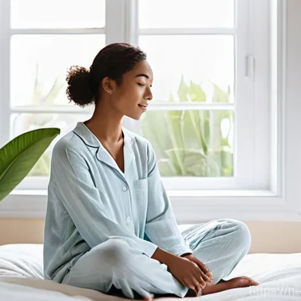 장수 연구에서의 시계 유전자 역할 - **Prompt:** A tranquil and bright bedroom bathed in soft, natural morning light, streaming through a...