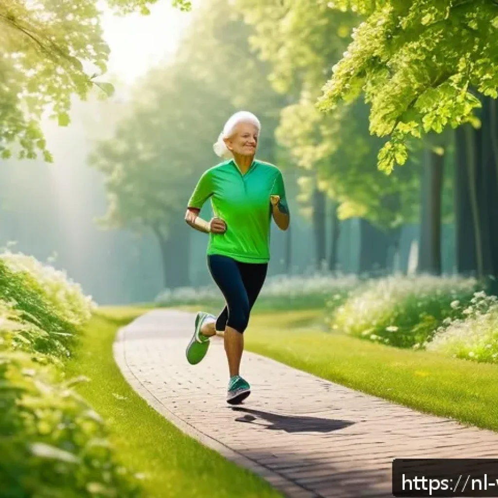 장수와 관련된 유전자 연구의 진전 - A detailed scientific illustration of epigenetics influencing human aging: show a middle-aged Dutch ...