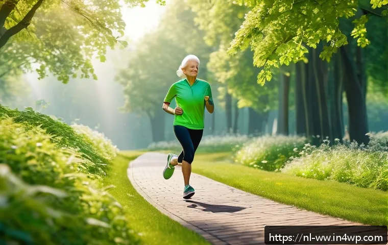 장수와 관련된 유전자 연구의 진전 - A detailed scientific illustration of epigenetics influencing human aging: show a middle-aged Dutch ...